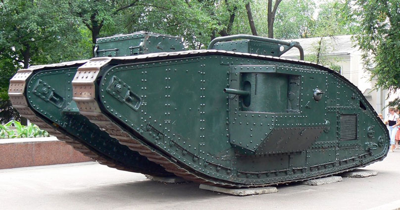 Mark I - первый в мире боевой танк